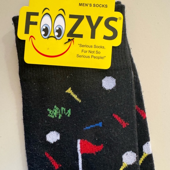 Fuzzy socks. Men’s socks. Golf. Size 10-13 - Picture 2 of 5